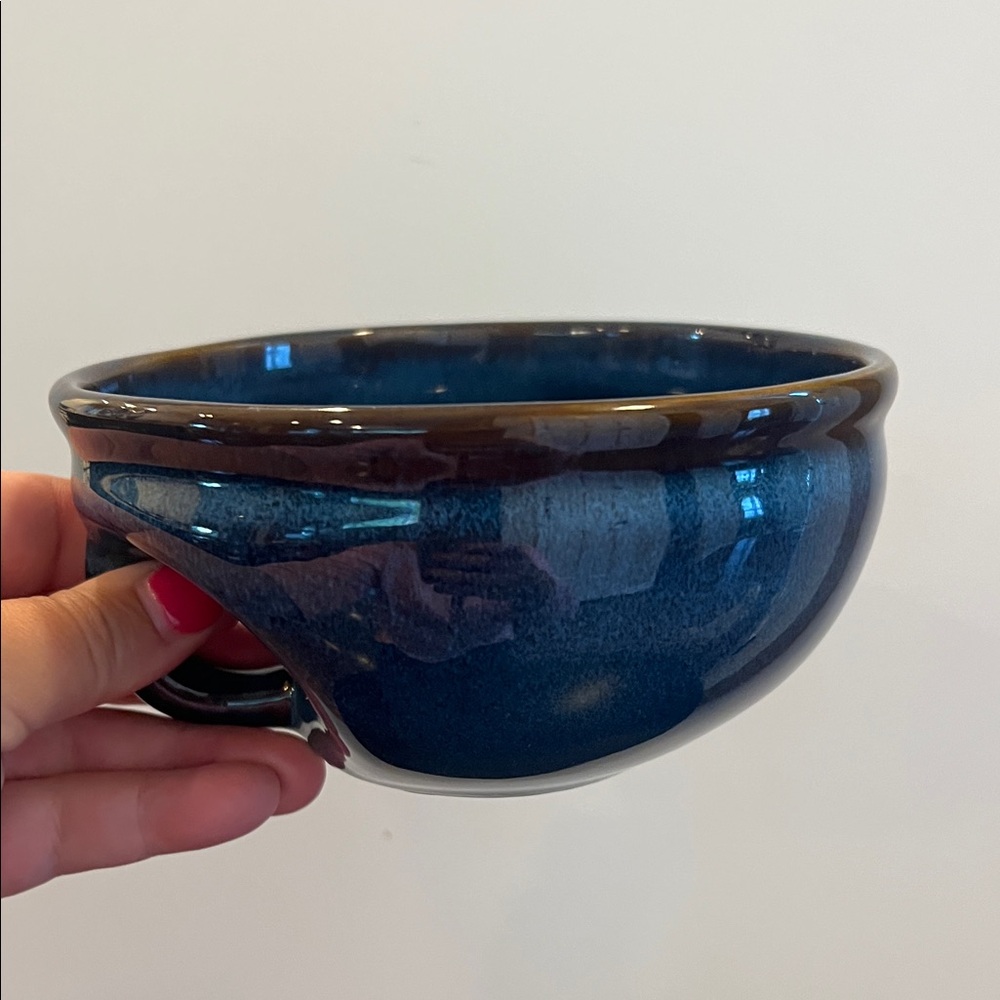 2014 18oz Ceramic Caribou Coffee Oversized Soup Bowl/Coffee Mug